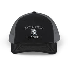 Load image into Gallery viewer, Battlefield Ranch Embroidered Trucker Cap – Snapback Mesh Hat